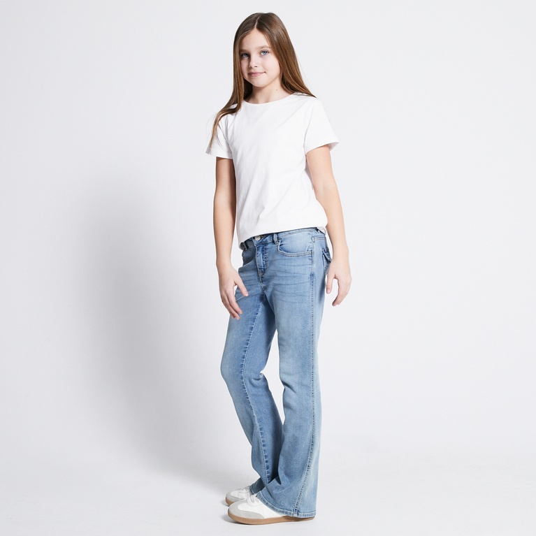 Back pocket bootcut jeans "90`s Boot star" Light used